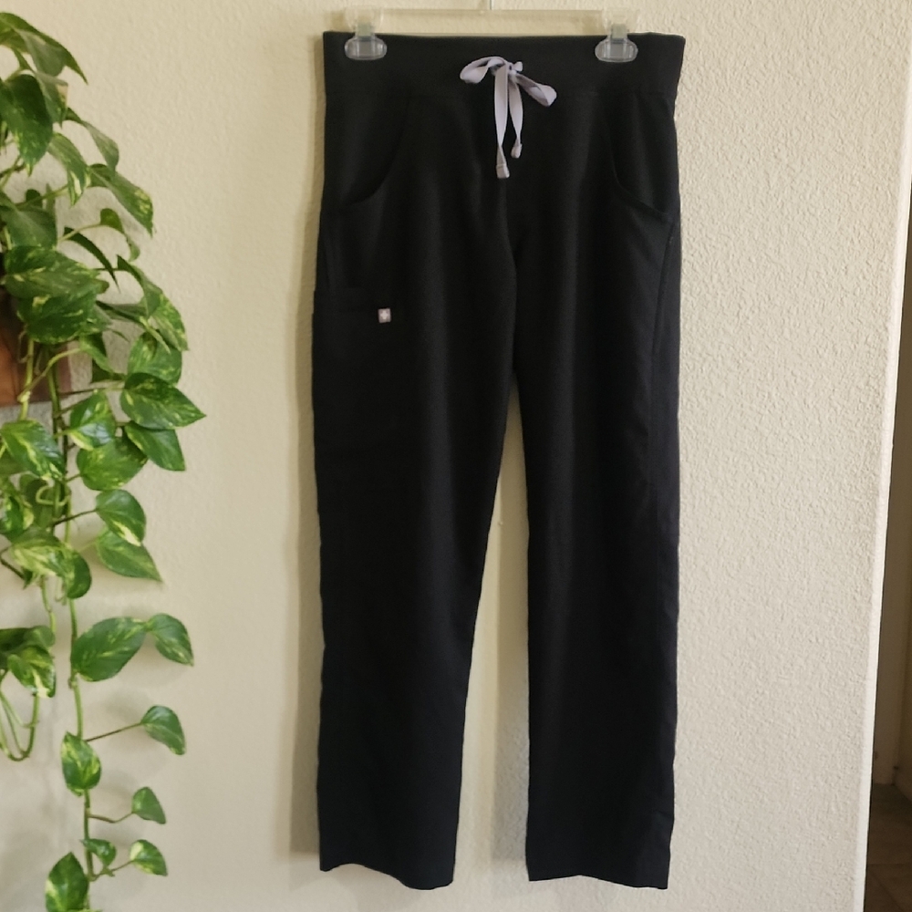 Figs Technical Collecrion Black Scrub Pants Size XS